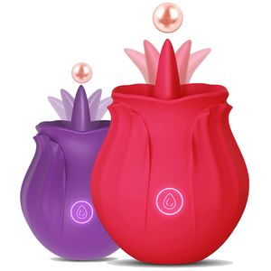 Vibromasseurs Femmes rose langue léchant vibrateur G Spot Nipple Stimulation jouets pour adultes vibrant silicone vibrateurs clitoridien sexe pour les femmes 221122