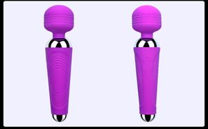 Vibrateurs femmes USB Charge étanche Silicone GSpot 10 vitesses magique AV baguette vibrateur pour femmes produits érotiques Sex Toys5393800