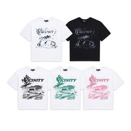 VICINITY t-shirt Y2K hommes femmes Hip Hop lettre graphique imprimé gothique surdimensionné t-shirt Harajuku décontracté à manches courtes hauts 240313