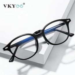 VICKY gafas graduadas para mujer TR90 gafas de lectura montura de gafas de protección contra luz azul mujeres personalizar cualquier gafas graduadas 240123