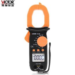 VICTOR VC610C VC610B Pinza amperimétrica digital AC DC portátil Rango automático True RMS Forma de funcionamiento LCD automático Tamaño 35 24 mm.