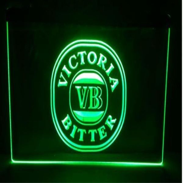 Victoria Bitter VB bière Bar Pub LED néon signe décoration de la maison artisanat 2334