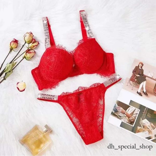 Victorias Secret Mujer Lencería Bragas Mujer Victorias Secret Moda Mujer Tallas Grandes Bra Panty 2 Piezas Push Up Ropa Interior Sexy Calzoncillos Conjunto Carta Lencería 122