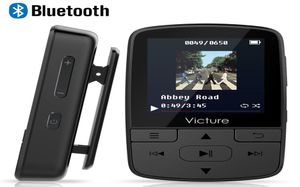 Victar Bluetooth MP3 Player 8 Go Clip Sport Portable Sound sans perte Sound Hifi Music Player With Headphone FM Radio Voice Recorder5704719