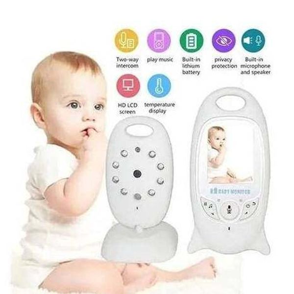 Video Baby Monitor Cámara VB601 Niñera inalámbrica 2 vías Hablar Visión nocturna IR LED Temperatura Protección de seguridad 8 Canciones de cuna Música