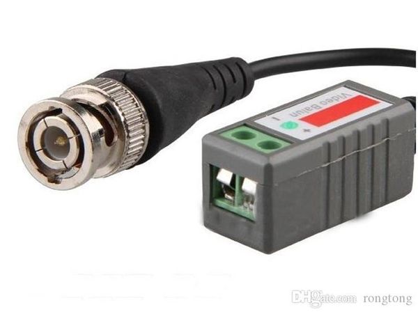 Cable transceptor Balun de vídeo para cámara CCTV Transmisión pasiva de par trenzado cámara de vigilancia equp Transceptores 600 piezas hasta