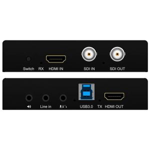 Video Capture Card UVC USB3.0 HDMI SDI naar USB 3.0 Live Streaming Plate SDI HDMI Loop 1080p 60fps Capture Card voor Mac -venster