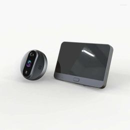Téléphones de porte vidéo 2 pièces/ensemble 720P sonnette caméra d'interphone intelligente avec carillon intérieur ensemble de surveillance sans fil antivol infrarouge
