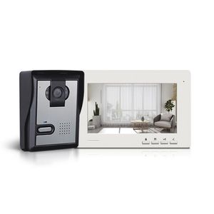 Téléphones de porte vidéo 7 pouces écran filaire Tuya Smart Home Bell avec interphone pour maison/appartement extérieur caméra moniteur visuel sonnette vidéo