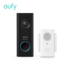 Video Door Phones eufy Security Battery Doorbell Kit Wire Free Wireless Chime Wi Fi Connectivity 1080p Resolution No Monthly Fee 230830