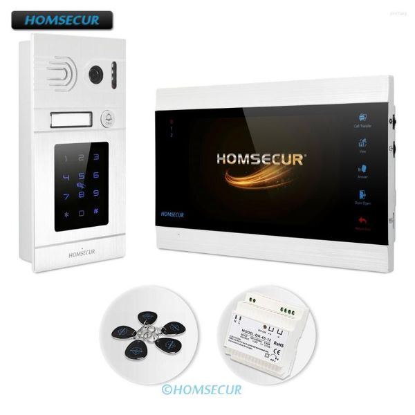 Teléfonos de videoportero HOMSECUR 4 cables 7 