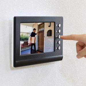 Videodeur telefoons bedrade intercom voor huisinvoer telefoon appartement 7 inch monitor ondersteuning open 2 elektrionische sloten