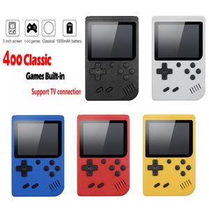 Video Game Console 3 Inch Scherm 8 Bit Mini Pocket Handheld Gaming Player 400 Gratis DHL verzending