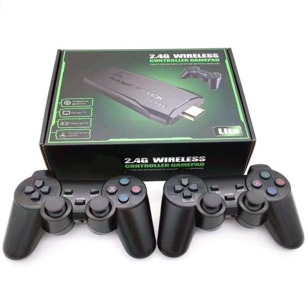 Vidéo Console de jeu Handheld M8 Wireless 24g HD Arcade PS1 Home TV Mini Retro Jeux Double Play Gandage Game Controller5171204