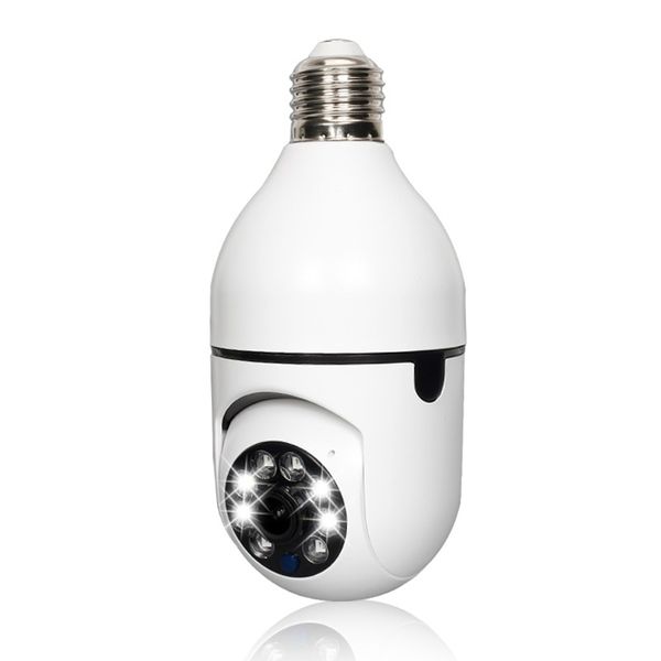 Kits de caméra sans fil pour ampoule de surveillance vidéo 1080P Suivez intelligemment la voix bidirectionnelle pour regarder à distance les caméras de surveillance