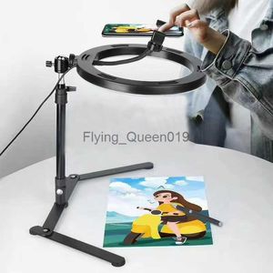 Video Youtube Fill Ring Light Lamp Live COOK 26CM Photography Lighting Phone Ringlight Tripod Stand Photo Led Selfie Remote HKD230828
