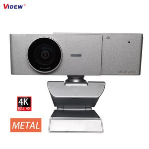 VIDEW 4K WEBCAM 8MP HD-computer met Microfoon Streaming Web Camera Desktop Laptop USB Webcams Video Call Gaming