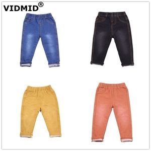 VIDMID 1-9Y Enfants Automne Jeans Garçons Denim Pantalons Bébé Filles Jeans Pantalons de qualité supérieure Vêtements pour enfants Pantalons de printemps LJ201127