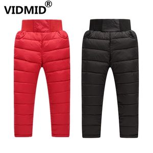 VIDMID filles garçons pantalons d'hiver coton épais pantalons chauds pantalons imperméables vêtements enfants taille haute bébé enfant pantalon 4118 01 LJ201019