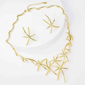 Viennois étoile de mer multicolore croix océan étoile boucles d'oreilles colliers ensembles pour femmes Dubai or ensemble de bijoux cadeaux de fête