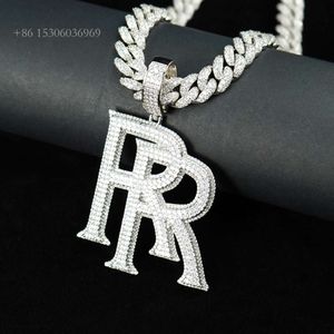 Agrandir l'image Ajouter au comparateur Partager Pendentif personnalisé Pass Testeur de diamant Baguette VVS Moissanite Bijoux Hip Hop