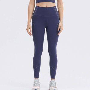 Viewlulu Sport Fitness Strakke Afslankende Gestreepte Yogabroek voor Dames Sport Hardloopleggings Yoga Spanx