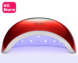 VIINURO 72W lampe UV LED LED Sécheur à ongles à ongles pour tous les gels Senture infrarouge de lumière solaire 103060 Smart pour la manucure C193465925