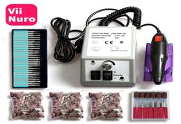 Viinuro Electrice uñas Machine para manejar y pedicura Máquina de fresado de 12W Máquina de fresado Equipo de equipos de uñas Electric2096933