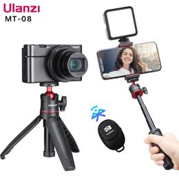 VIJIM Ulanzi MT-08 Opvouwbaar Statief voor Telefoon Mini Draagbare Selfie Stick14''Screw Balhoofd Universeel Voor Camera DSLR Accessoires 240119