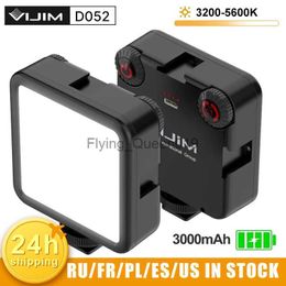 VIJIM VL81 LED-videolamp Cameralicht 3200-5600K 850LM 6,5W met koude schoen Mini Vlog Invullicht 3000mAh Paneellamp Fotografie HKD230828