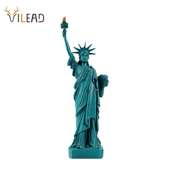 Vilead 30 cm Statue de la Liberté Modèle Accessoires de Bureau Objets de Collection Souvenirs de Voyage York Bureau Maison Intérieur Chambre Décoration 240123