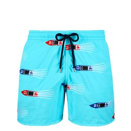 Vilebre Brand Top Quality Summer Men's Clothing Shorts de plage Travel Men's plage Short Surf Board Pleach Imprimé de plage rapide Dry Boardshorts 276