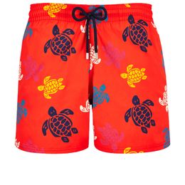 Vilebre Short Homme Bermuda Pantaloncini Boardshorts HOMMES SHORTS DE BAIN TORTUES MULTICOLORES Trunks Mens Surfwear Bermudas Beach Short Turtles Summer 89609