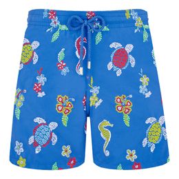 Vilebre Short Homme Bermuda Pantaloncini Boardshorts HOMMES SHORTS DE BAIN TORTUES MULTICOLORES Trunks Mens Surfwear Bermudas Beach Short Turtles Summer 89503