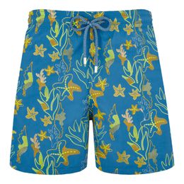 Vilebre Herenshorts Bermuda Pantaloncini Boardshorts HEREN ZWEMSHORTS TORTUES MULTICOLORES Trunks Heren Surfkleding Bermuda's Strand Korte Turtles Zomer 89501