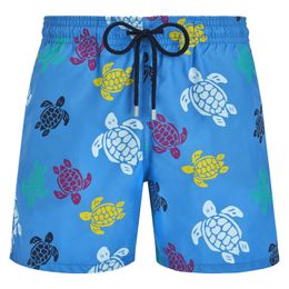 Vilebre Short Homme Bermuda Pantaloncini Boardshorts HOMMES SHORTS DE BAIN TORTUES MULTICOLORES Trunks Mens Surfwear Bermudas Beach Short Turtles Summer 89560