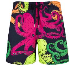 Vilebre Short Homme Bermuda Pantaloncini Boardshorts HOMMES SHORTS DE BAIN TORTUES MULTICOLORES Trunks Mens Surfwear Bermudas Beach Short Turtles Summer 89581