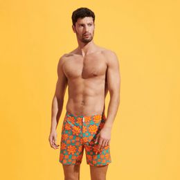 Vilebre Herenshorts Bermuda Pantaloncini Boardshorts HEREN ZWEMSHORTS TORTUES MULTICOLORES Trunks Heren Surfkleding Bermuda's Strand Korte Turtles Zomer 89792