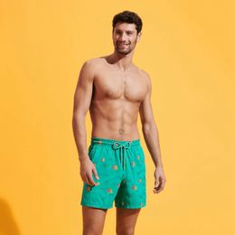 Vilebre Short Homme Bermuda Pantaloncini Boardshorts HOMMES SHORTS DE BAIN TORTUES MULTICOLORES Trunks Mens Surfwear Bermudas Beach Short Turtles Summer 89734