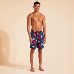 Vilebre Herenshorts Bermuda Pantaloncini Boardshorts HEREN ZWEMSHORTS TORTUES MULTICOLORES Trunks Heren Surfkleding Bermuda's Strand Korte Turtles Zomer 89843