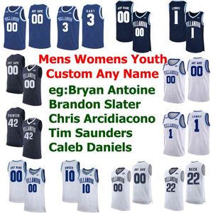 Villanova Wildcats College Basketball Jerseys Dhamir Cosby-Roundtree Jersey Jermaine Samuels Saddiq Bey Eric Dixon Spellman Cousu sur mesure