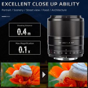 Viltrox 13 mm 23 mm 33 mm 56 mm f1.4 AF Fuji Lens Auto focus