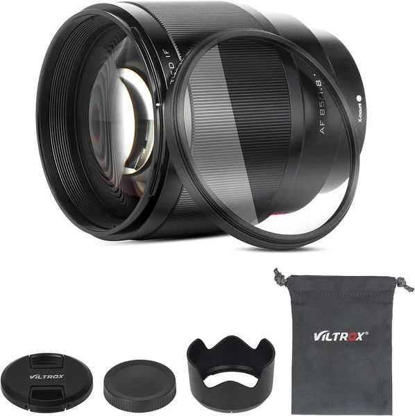 Viltrox actualizado más ligero 85mm f1.8 XF Mark II lentes de para Fuji X-mount con mejor capucha