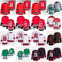 VIN 2022 RETRO RETRO HOCKEY 76 Brady Skjei Jerseys 88 Martin Necas 11 Staal 18 Derek Stepan 24 Seth Jarvis 22 Brett Pesce Jesper Fast Eth