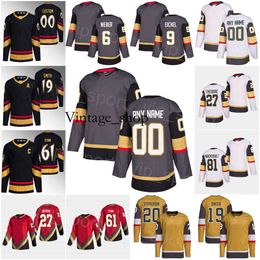 Vin Men Kids Femmes Inverse rétro Hockey 27 Shea Theodore Jersey 61 Mark Stone 90 Robin Lehner 81 Jonathan Marchessault 9 Jack Eichel 20 Cha