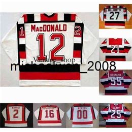 Vin Weng 67S 2 Craig Whynot 12 Ryan MacDonald 27 Brett Valliquette 55 Chris Despatis 25 Joe Talbot 16 David Nemirovsky Hockey Jerseys