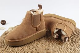2023 Botas de nuevo estilo Australia Botas de lana Moda Botas de diseñador de suela gruesa Botas uggslies Botas de invierno Botines australianos