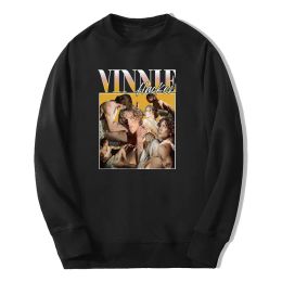 Vinnie Hacker Merch Graphic Hoodie Women Men O-Neck Crewneck Sweatshirt Vintage Vintage Casual Tracksuit Hip Hip Clothing