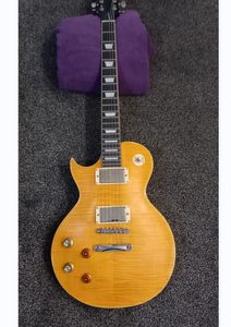 VINT AG E V100 ICON elektrische gitaar linkerhand Distressed Lemon Drop