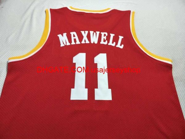 Vintage # 11 Vernon Maxwell 1993-97 College Basketball Jersey Taille S-4XL 5XL personnalisé n'importe quel maillot de numéro de nom